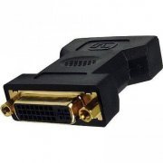 Adaptador TBLACK DVI-I Femea Dual Link Para VGA Macho Dourado