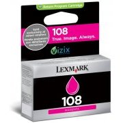 Cartucho de Tinta Lexmark 108 Magenta 4 ml Compatível com S308, S408 e S608