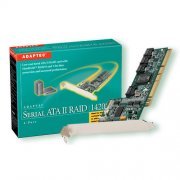 Controladora SATAII Adaptec 1420SA Kit OEM, 4 Canais até 4 Discos, Taxa de Transferência de até 300 MB/s, Interface PCI-X 133Mhz e PCI 32/