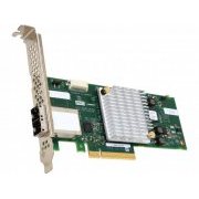 Microsemi Adaptec HBA 1000-8e 12Gbs PCIE 3.0 x8, 2x SFF-8644 Externos, MD2 Low Profile (Espelho Alto e Baixo)