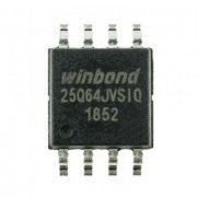 Ci de Bios Winbond 2.7V a 3.6V virgem 64Mb 64Mbit Serial Flash Memory with uniform 4KB sectors and Dual/Quad SPI