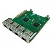 DELL Placa de Rede Broadcom 5720 Quad Port Gigabit BASE-T, PCI Express v2.0 5GT/s, Módulo de plug-in