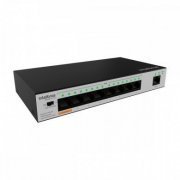 Intelbras switch HI-PoE SF900 com 8 portas PoE+ função POE extender para transmissão de dados e POE por até 250 metros