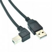 Cabo USB 2.0 2.9metros A macho B macho 90º USB TIPO B MACHO 90º