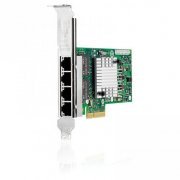 HPE Placa de Rede NC365T Quad Port Gigabit 4x RJ45 10/100/1000MBps PCI-E x4 2.0 Espelho Alto (Spare Number HPE: 593743-001)