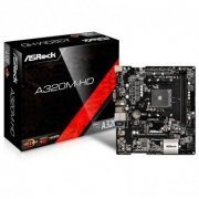 ASRock placa mãe AMD AM4 mATX DDR4 até 32GB RAM, M.2, HDMI, D-Sub, 4x USB 3.1, 4x SATA3 6Gbs, 1x PCIe 3.0 x16, 1x PCIe 2.0 x1