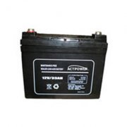 Bateria ACT Power 12V 33A Regulada por Válvula / Tensão Nominal: 12V, Capacidade (Ah): 33, Dimensões (LxAxP): 125 x 165 x 195