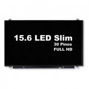 Tela LED Slim 15.6 FHD 1920 x 1080 pixel fosca 30p 30 pinos lado inferior direito com fixação inferior e superior