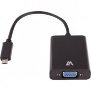 V7 MHL Micro USB to VGA Adapter Type B/M Type A/F + 3.5 Stereo Port