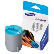 Toner Samsung CLP-C300A Ciano 1000 páginas - CLP-30 Cor: Ciano, Rendimento aprox. de 1000 páginas.