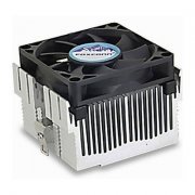Cooler Foxconn 462 4200RPM 70x70x15mm Para AMD Athlon XP 2800+, Intel Pentium 3, Socket 462, 370, Socket 7 (com Rolamento), Ruído 31.20 d