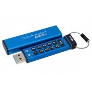 Kingston Pen drive 4GB DataTraveler® 2000 256Bit AES USB 3.0 Com teclado numerico para senha Keypad Hardware Encrypted