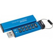 Kingston Pen drive 8GB DataTraveler® 2000 256Bit AES USB 3.0 Com teclado numerico para senha Keypad Hardware Encrypted
