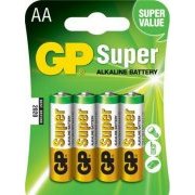 GP Batteries Pilha Alcalina GP AA LR6 1.5V (4 unid) 