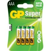 GP Batteries Pilha Alcalina GP AAA LR03 1.5V (4 unid 