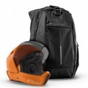 GShield Mochila Locker antifurto e porta capacete para notebook 15.6 polegadas entrada auxiliar P2 e USB para carregamento