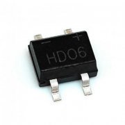Ponte de diodos HD06 600V 800mA (kit 10 unidades) Ponte retificadora de diodos SMT/SMD Mini-Dip