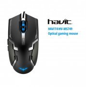 Havit Mouse Gaming Magic Eagle USB Iluminado 6 Teclas, Resolução 800/1200/2000/3200 DPI, Cabo USB de 1.5 metros blindado
