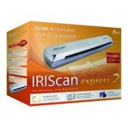 Scanner Portatil IRISCan Express 2 Interface USB, Digitalizador A4, Resolução em cores: 600 dpi óptica