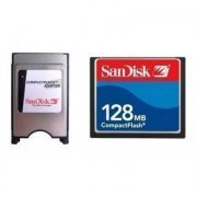 SanDisk Kit Adaptador Pcmcia + CF 128MB 