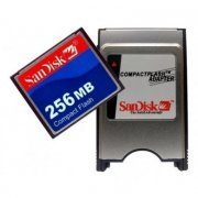 SanDisk Kit Adaptador Pcmcia + CF 256MB 