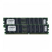 Memória Kingston 2GB 2x 1GB Kit Dual Channel DDR 266Mhz ECC Reg. para HP ProLiant DL360 G3 / DL370 G3 / DL380 G3 / DL560 / DL585, P