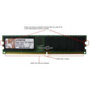 Kingston Memoria 4GB DDR2 400Mhz ECC Reg Para Servidor DELL PowerEdge 1800, 2800