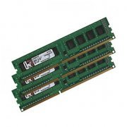 Memória Kingston 12GB (3x 4GB) 1333MHz DDR3 ECC Unbuffered, Latência de CAS: CL9, 240 Pinos