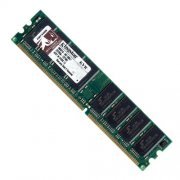 Memoria Kingston 1GB 266Mhz DDR PC2100 Capacidade: 1GB, Latência de CAS: 2.5 / Não ECC, Standard 128M X 64, VALUE RAM