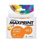 Cartucho de Tinta Maxprint 901 Colorido 15ml, Compatível com HP Officejet J4500, J4540, J4550, J4580, J4640, J4660, J4680