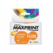 Maxprint Cartucho de Tinta 122XL Color 12ml, Compatível com HP CH564HB
