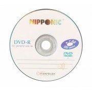 Midia DVD-R NIPPONIC (Unidade) Capacidade de Armazenamento: 4.7 GB, Velocidade de Gravação 8x, Não Regravável