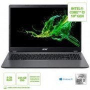 Acer Notebook A315-56-311j Intel Core I3 1005g1 Dual Core 1.20GHZ Ram 8GB(2x4GB) SSD 256GB Tela 15.6 Polegadas Windows 10 Home