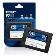 Patriot SSD P210 512GB SATA 6Gbs 2.5in leitura 500MBs e gravação 400MBs