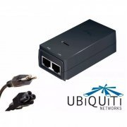 Ubiquiti fonte genuina PoE 24V 0.5A 12W gigabit 10/100/1000Mbps - Bivolt 100-240V 50/60Hz