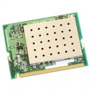 Mikrotik Placa Routerboard 2.4GHz 300mW Chipset Atheros AR5414, Multimodo, 1 Sot MiniPCI com Pigtail Incluso