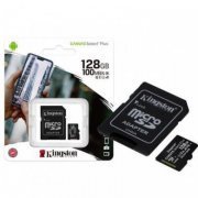 Kingston Cartão de Memória Classe 10 128GB Com Adaptador SD