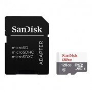 SanDisk Cartão de Memória MicroSD 128GB Classe 10 Ultra MICROSDXC UHS-I