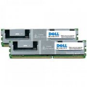 DELL Memoria 16GB (2x 8GB) DDR2 667Mhz PC2-5300F ECC FB-DIMM 240 Pinos 1.8v Quad Rank CL5
