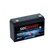SecPower Bateria Selada 6V 12ah Altura 10cm, Comprimento 15.1cm, Largura 5.1cm