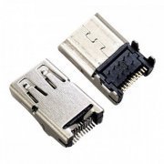 Conector Micro HDMI 19 pinos DP 0.2 para soldagem em placa mãe desktop ou notebook