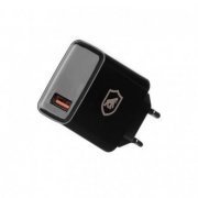 Gorila Shield Carregador Turbo USB QC 3.0 Preto compatível com Android e IOS