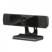 Trust webcam GXT 1160 Vero Full HD 1080p USB 2.0 plug and play com microfone integrado e suporte inteligente