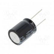 Nichicon Capacitor Aluminum Electroly 2200UF 50V Radial 20% 20x25mm, Pitch 10mm, 1250mA 1000h 85°C
