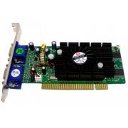 Placa de Video PCI 32Bit Dual Monitor GeForce FX5200 128MB DDR Dual VGA/PCI 32Bit