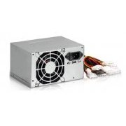 Fonte Wisecase ATX 500W Nominal Bi-volt Automático: Não, Fan Cooler: 1x 8cm, Cor: Cinza, Voltagem nominal, 220w Reais