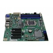 Mainboard Server Supermicro Xeon E3-1200 LGA1155, DDR3 ECC até 32Gb, 4x SATA2 3Gbps RAID / 2x SATA3 6Gbps RAID. Video e Rede Gigabit Integra