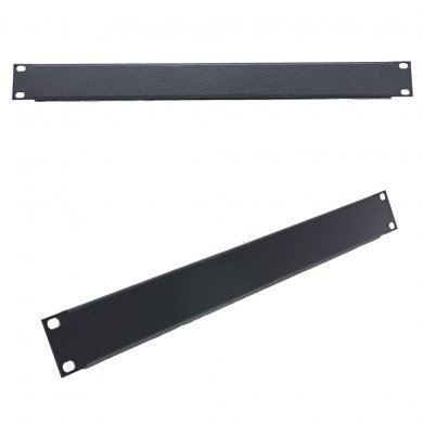 Raker frente falsa 1U para rack 19 cor preto