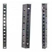 Raker guia de cabos vertical 36U com tampa preto organizador lateral para rack aberto rack simples - PN Raker 