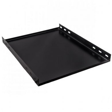 000000122 RAKER Bandeja fixa 400mm 1U para Rack 19 cor preto